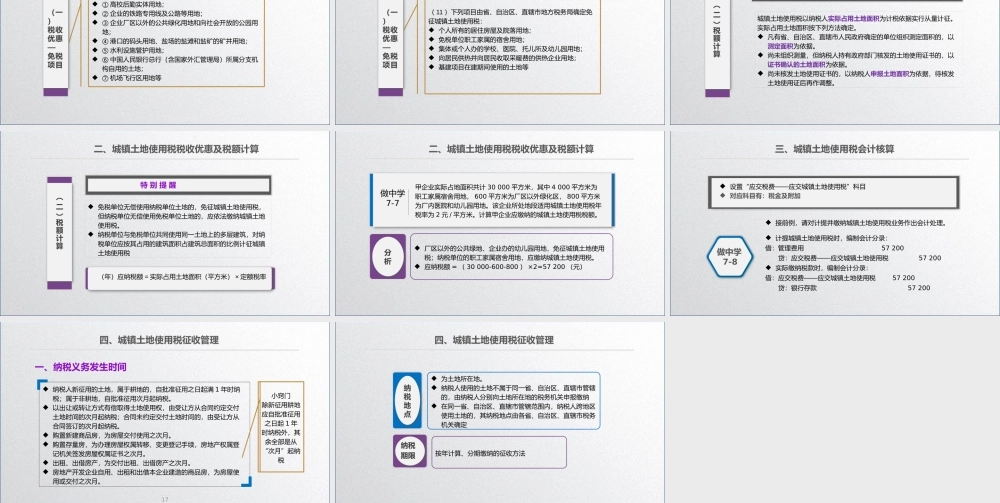 学习任务7.3 城镇土地使用税会计.pptx