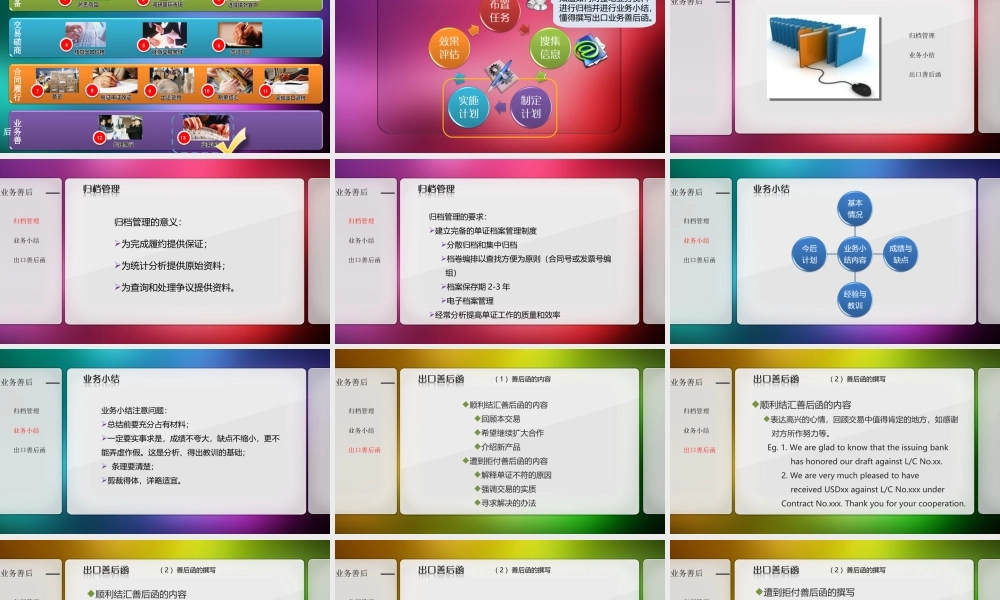 业务善后-业务善后.ppt