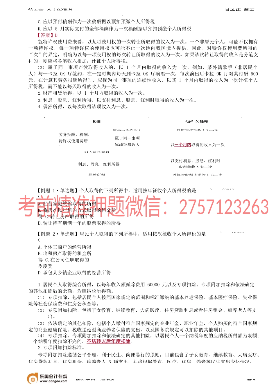 第47讲_税率、每次收入的确定、应纳税所得额和费用减除标准（1）.docx_第3页
