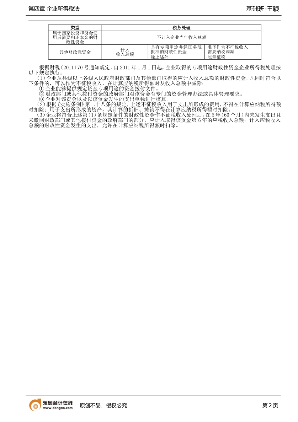 第73讲_企业转让限售股、接收政府和股东划入资产所得税处理、不征税收入.doc_第2页