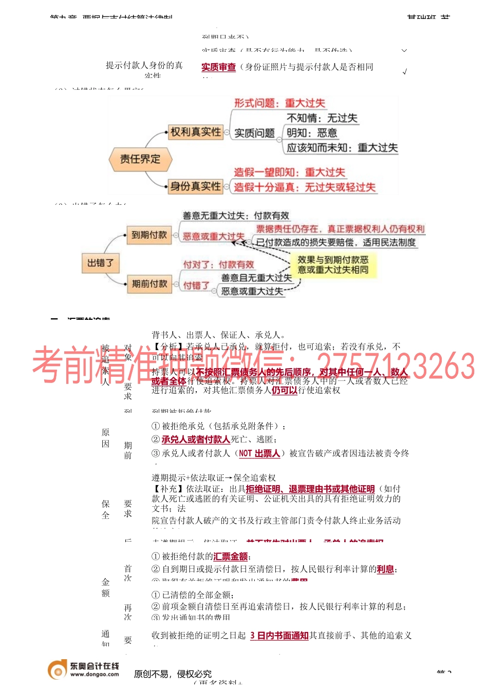 第98讲_汇票的承兑和保证、付款和追索、银行汇票、本票、支票的制度.docx_第3页