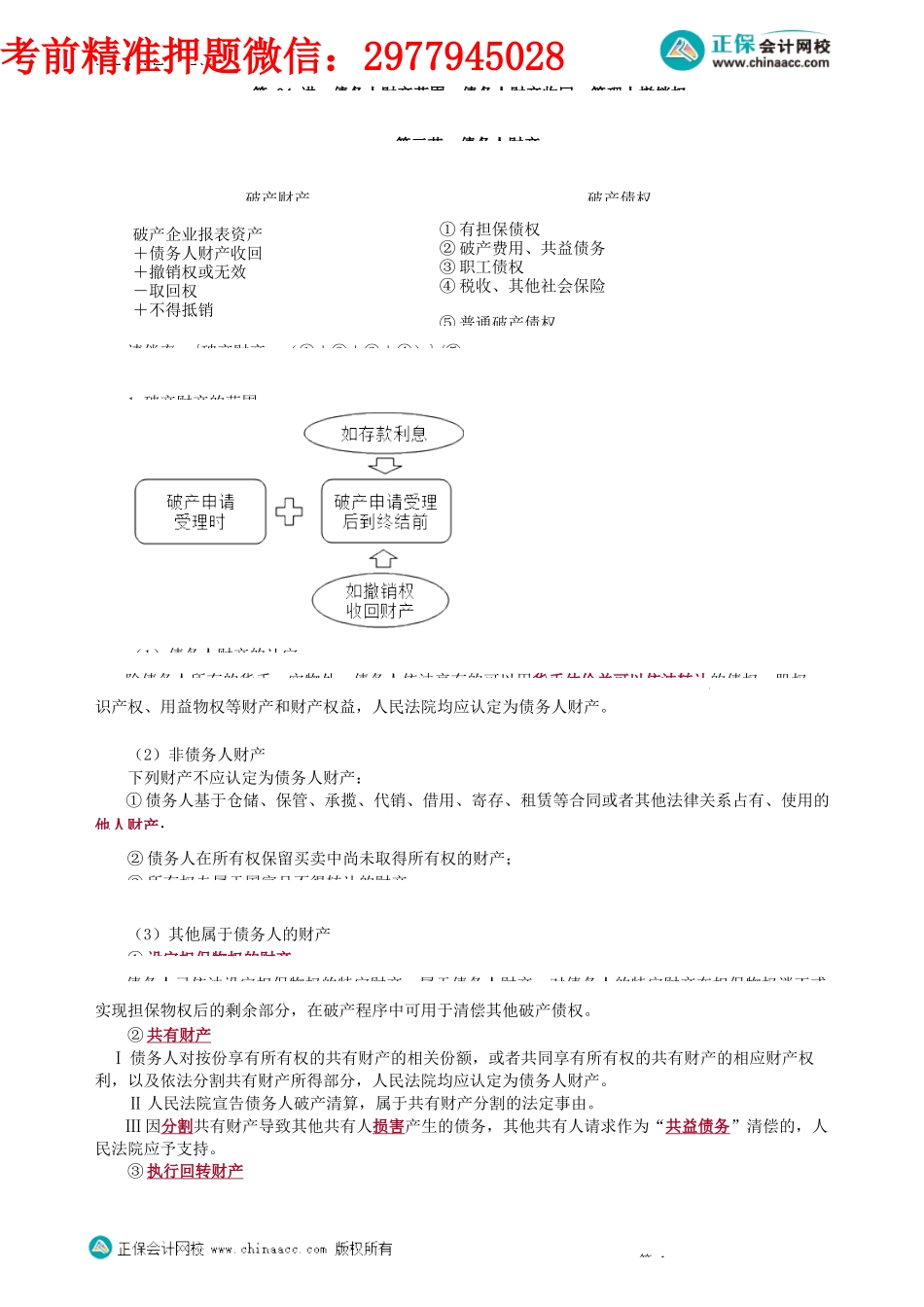 第0804讲　债务人财产范围、债务人财产收回、管理人撤销权_create.docx_第1页