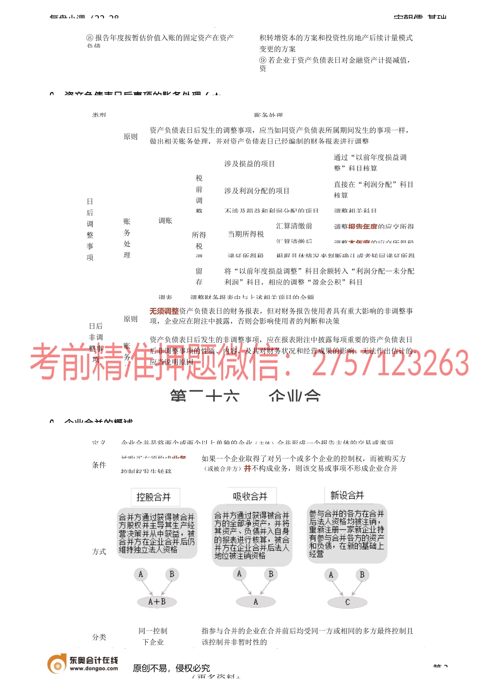 第A116讲_会计政策、估计变更和差错更正资产负债表日后事项,企业合并.docx_第3页