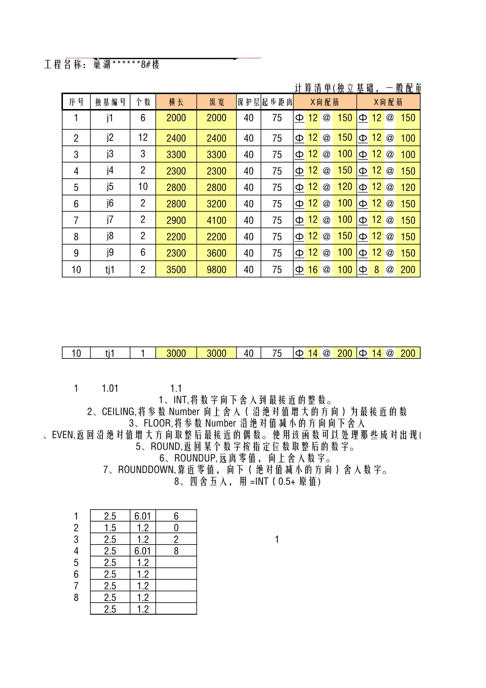 独立基础计算表格.xls_第3页