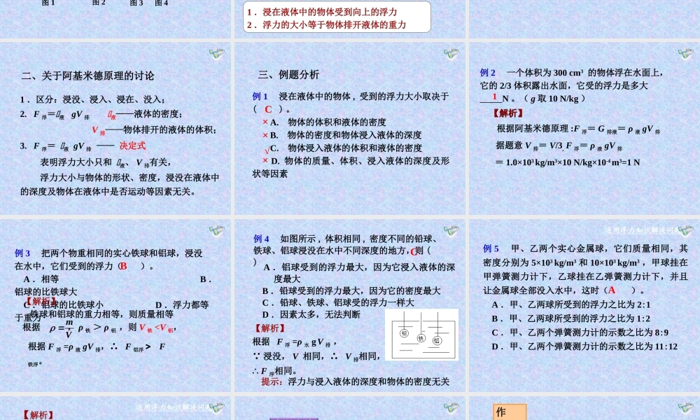 广东省2018届中考物理名师课件：阿基米德原理 (共17张PPT).ppt