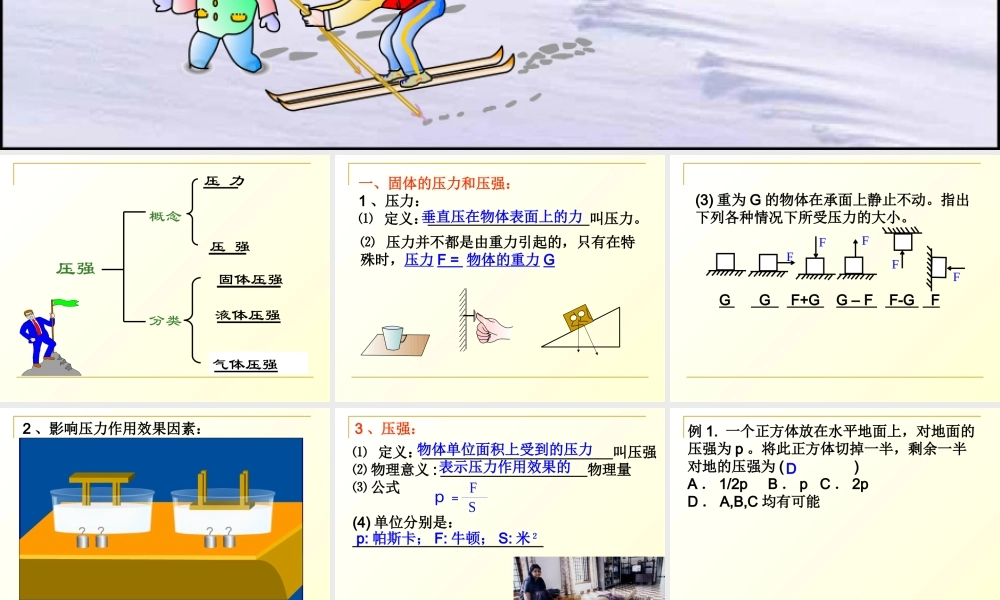 广东省2018届中考物理名师课件：压强.pptx