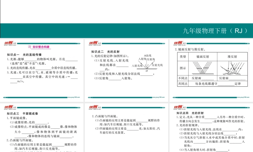 寒假复习2光现象.pptx