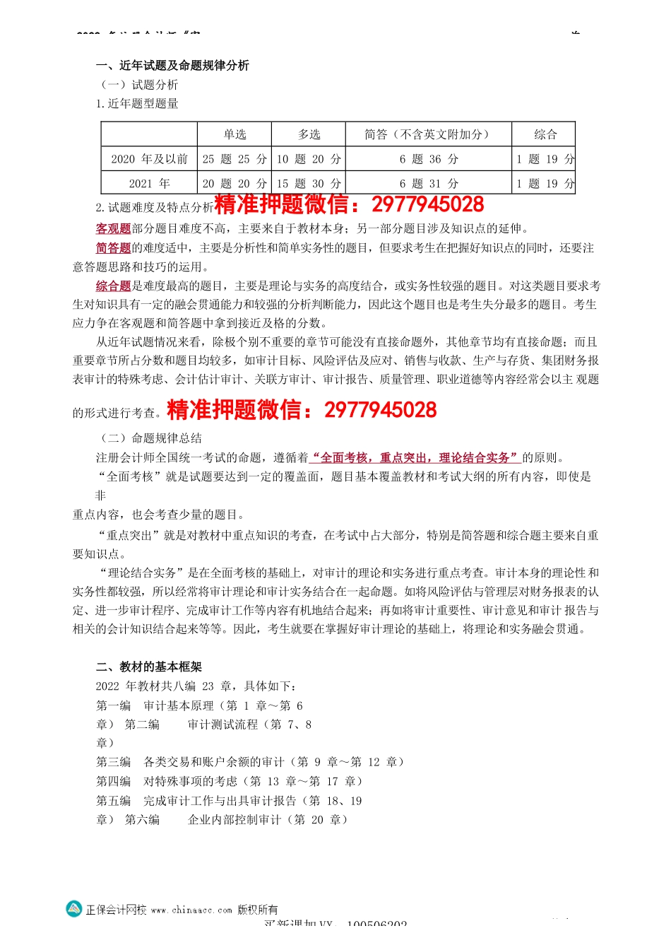 讲义_审计_基础精讲_杨闻萍_前　言_create.docx_第1页