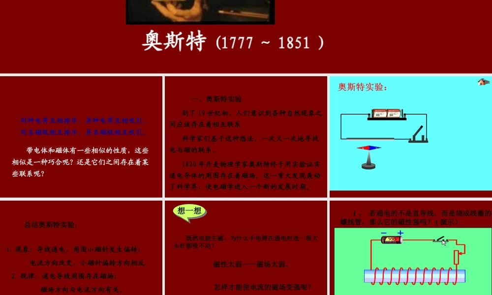 物理：新人教版20.2《电生磁》课件(16张ppt).ppt