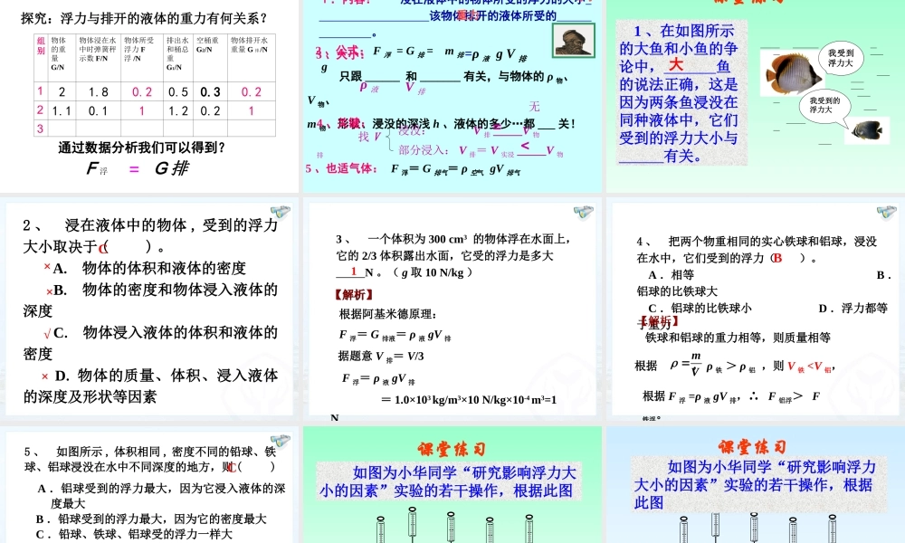 人教版八年级下物理《10.2阿基米德原理》课件.ppt