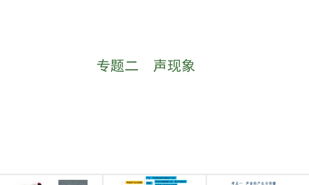 专题二　声现象.pptx