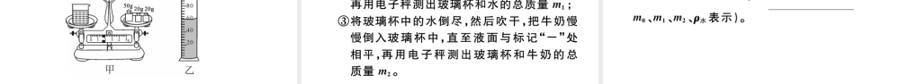 微专题2 测量物质的密度实验.pptx