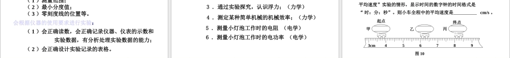 中考物理实验复习.ppt