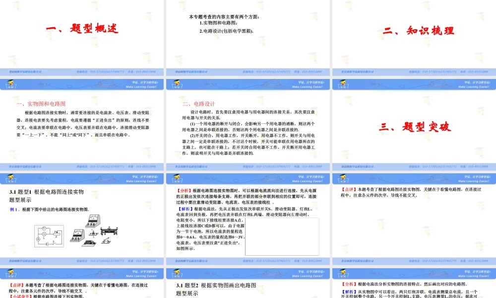 物理 苏国强 作图题 第四讲 电磁学--直流电路.ppt