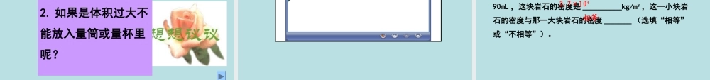 新人教版《6.3测量物质的密度》ppt+flash课件.ppt