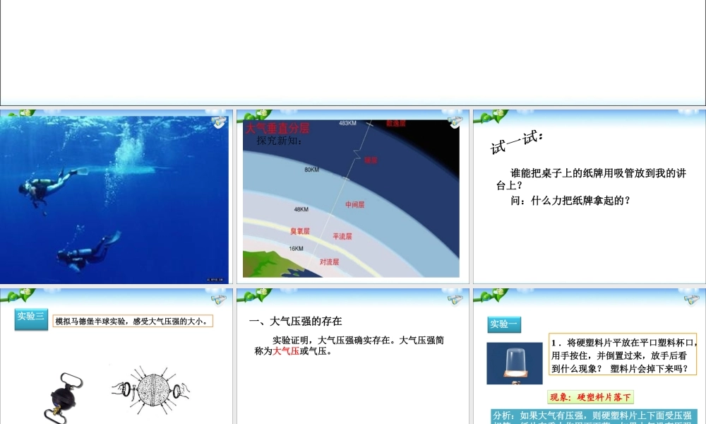 新人教版八年级物理下册：第九章第三节_大_气_压_强__课件.ppt