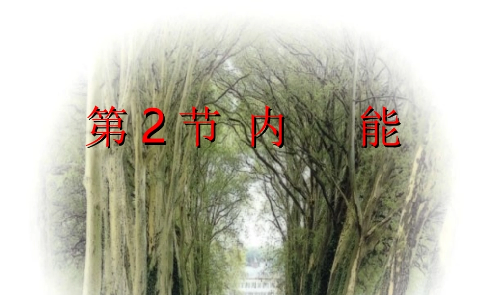 新人教版第十三章第2节内能课件.ppt
