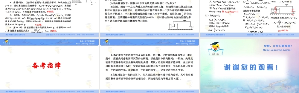 压强和浮力 第八讲 浮力综合运用.ppt