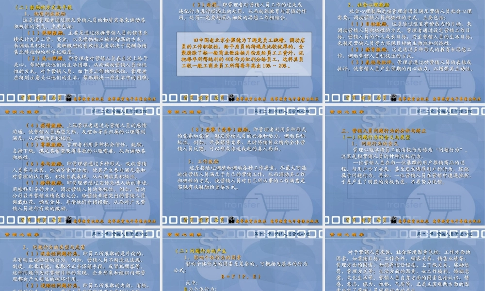 第十二章 营销人员管理心理.ppt