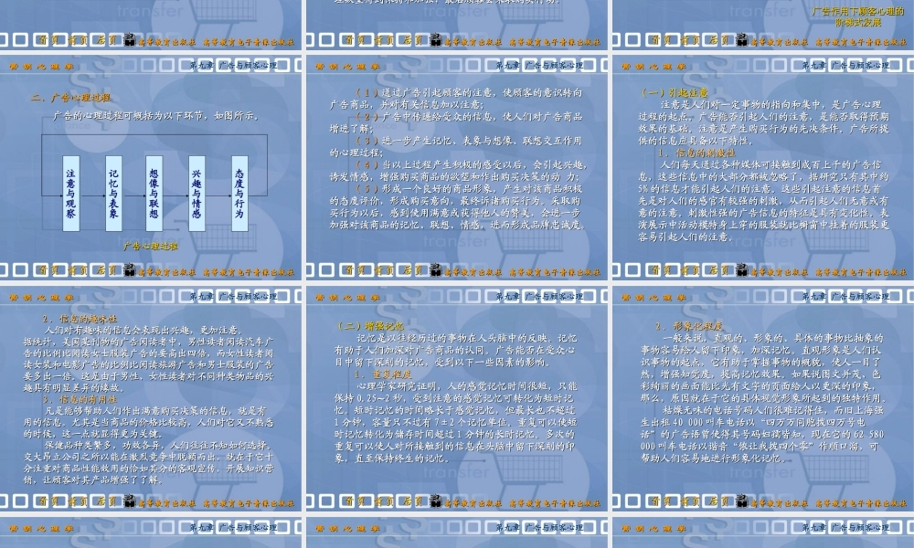 第九章 广告与顾客心理.ppt