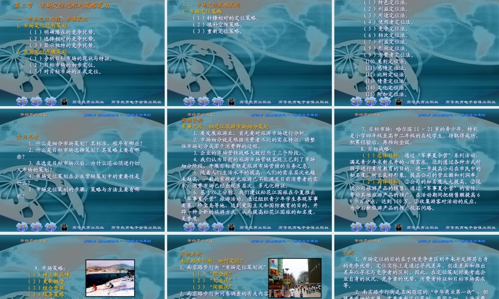 第四章 找准顾客心——市场定位策划.ppt