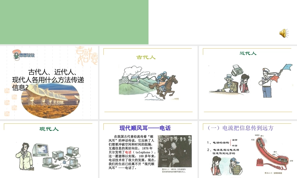 《现代顺风耳——电话》ppt课件.ppt