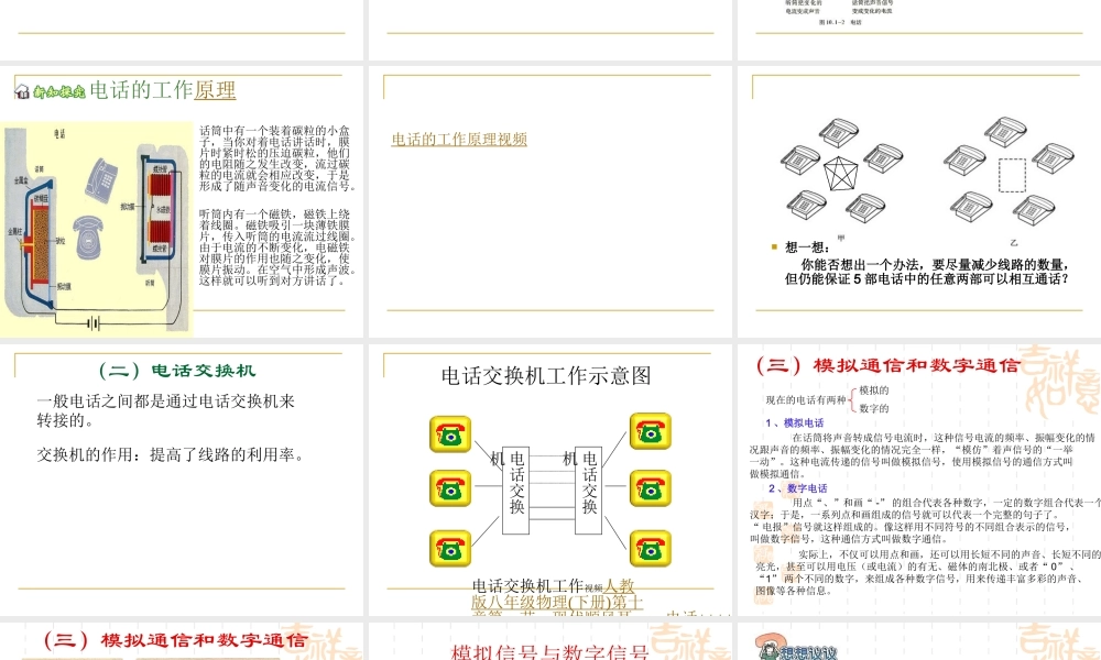 《现代顺风耳——电话》ppt课件.ppt