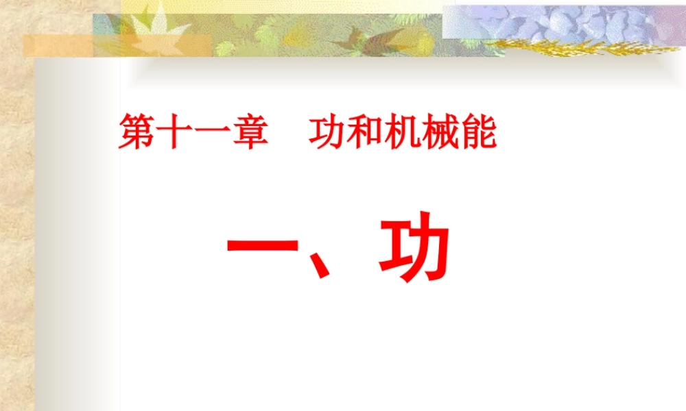 11.1功ppt课件人教版.ppt