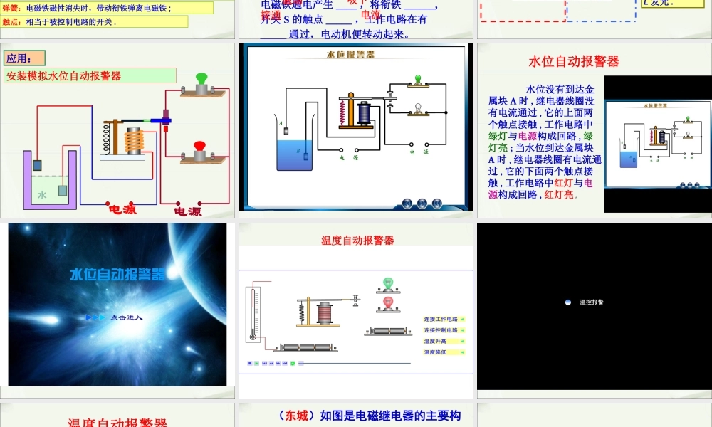 20.3电磁继电器_扬声器(内含flash动画演示).ppt