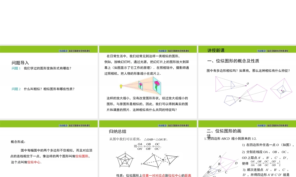22.4 图形的位似变换.ppt