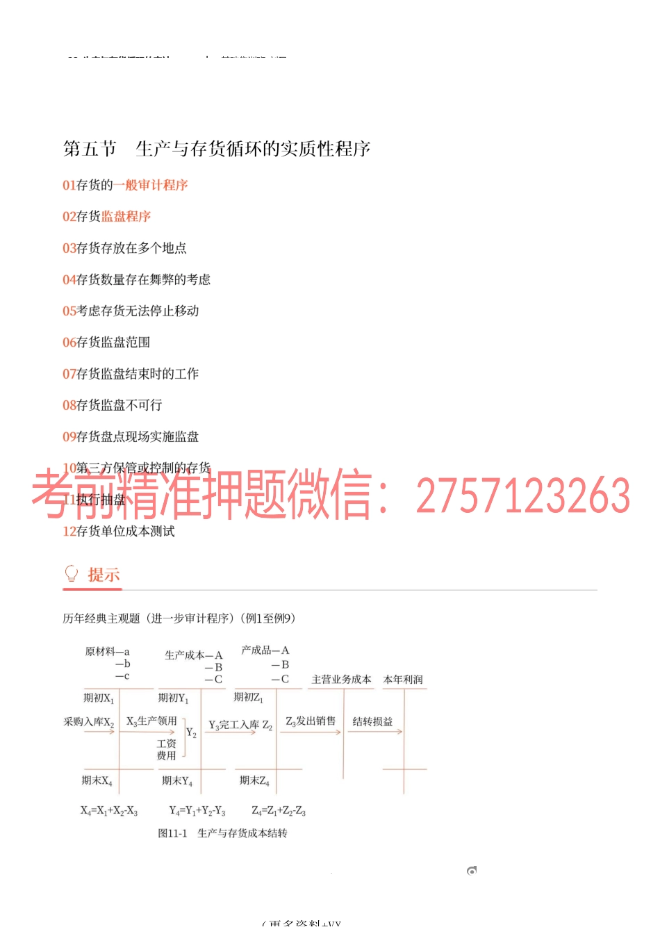 22_生产与存货循环的审计（2）.docx_第1页