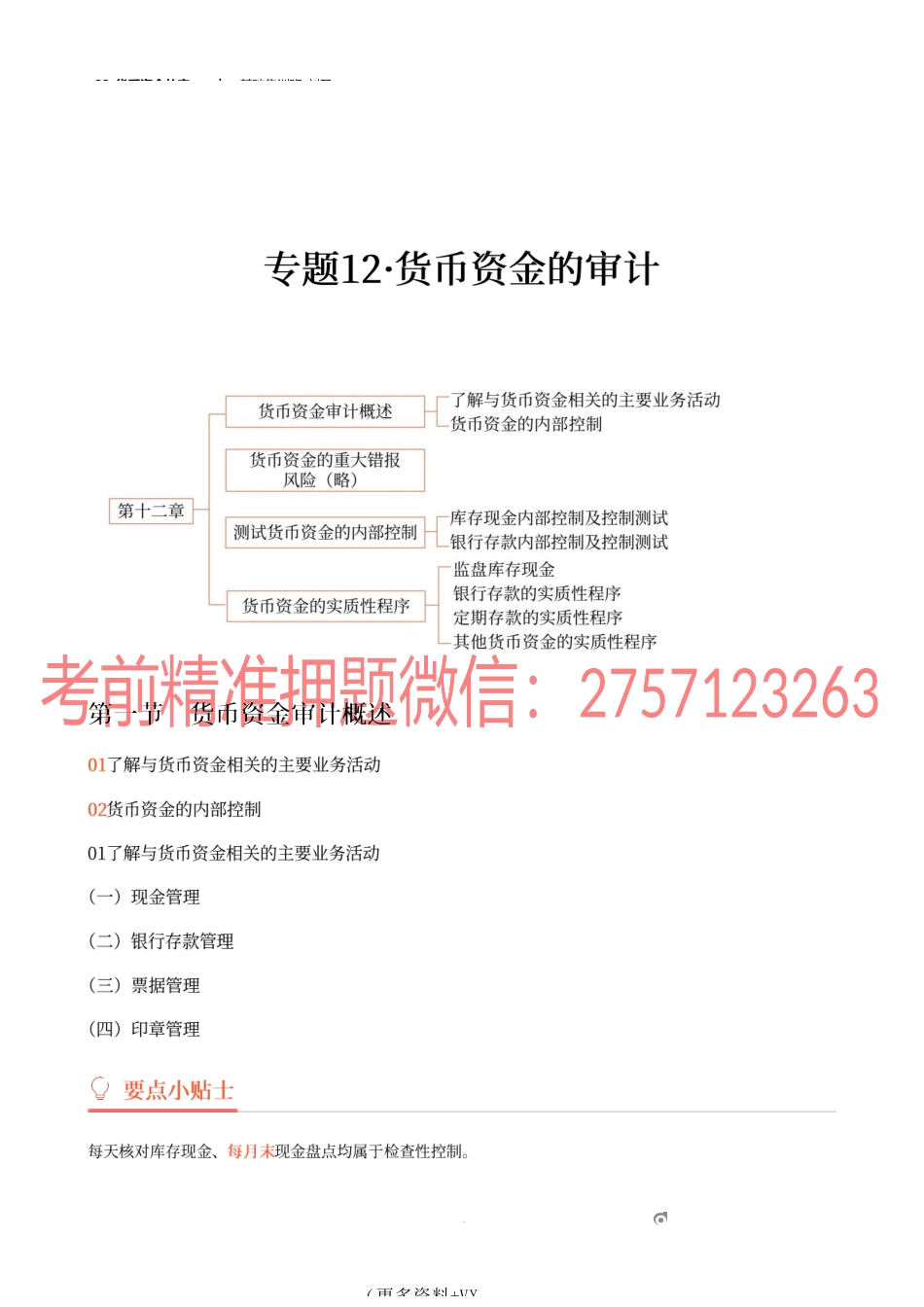 23_货币资金的审计.docx_第1页