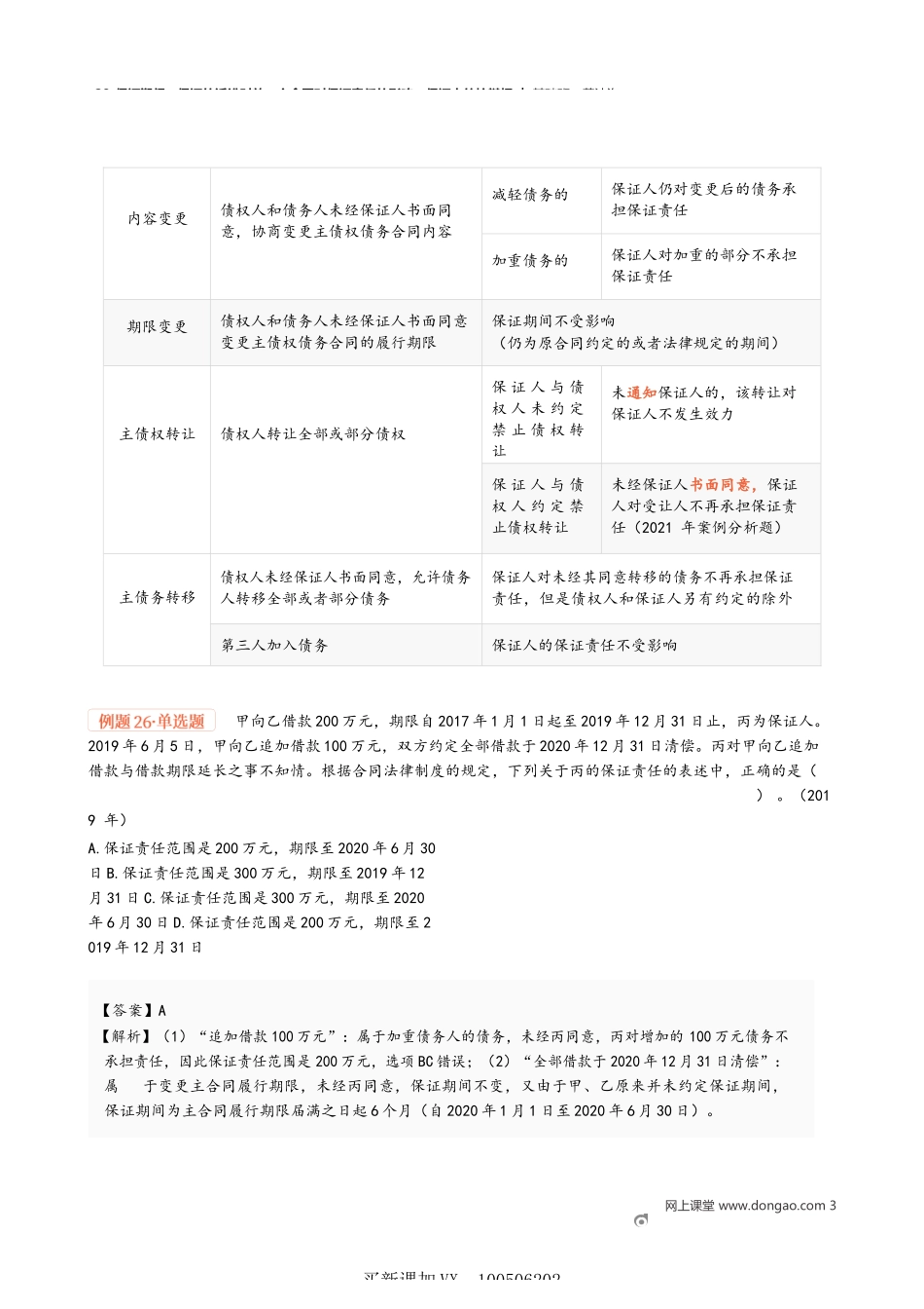 28_保证期间、保证的诉讼时效、主合同对保证责任的影响、保证人的抗辩权.docx_第3页