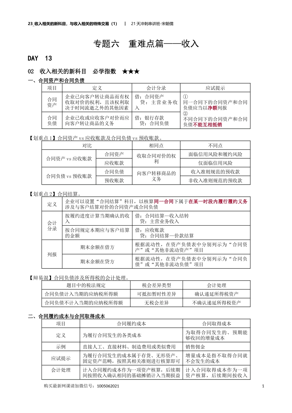 第23_收入相关的新科目与收入相关的特殊交易（1）.docx_第1页