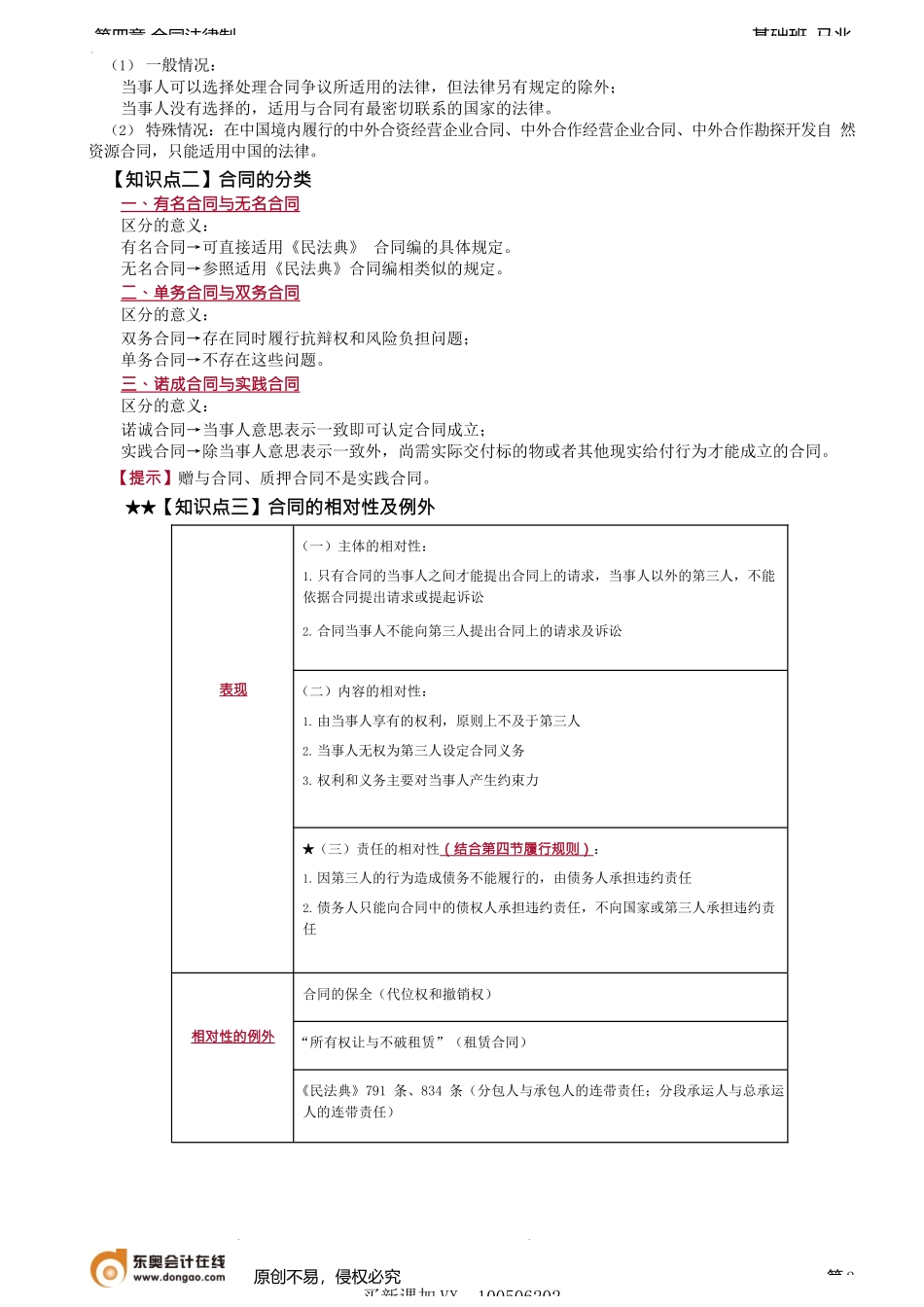 第26讲_《民法典》合同编的适用范围、分类、相对性及例外.docx_第2页