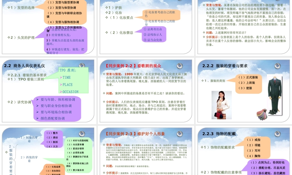 第2章 商务人员职业形象塑造.ppt