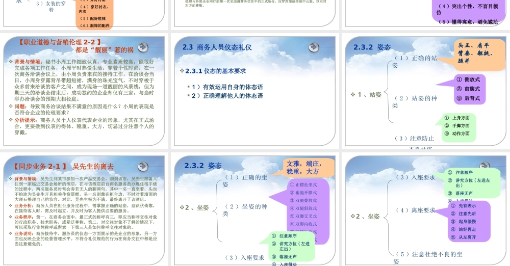 第2章 商务人员职业形象塑造.ppt