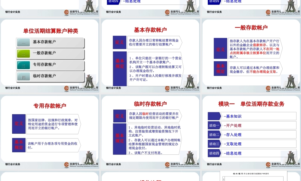 单位存款业务处理.ppt