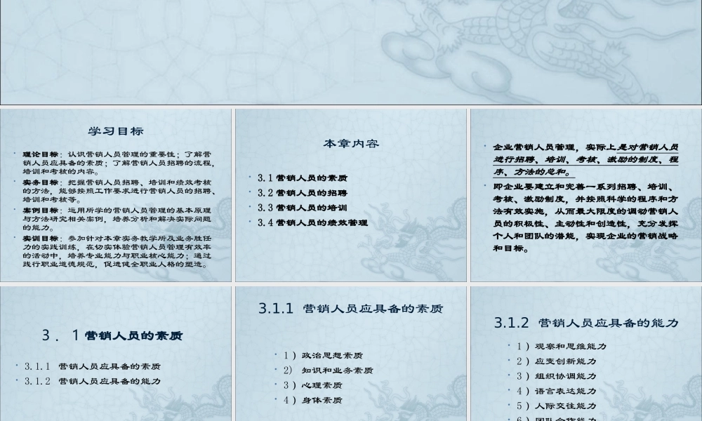 第3章营销人员管理.ppt