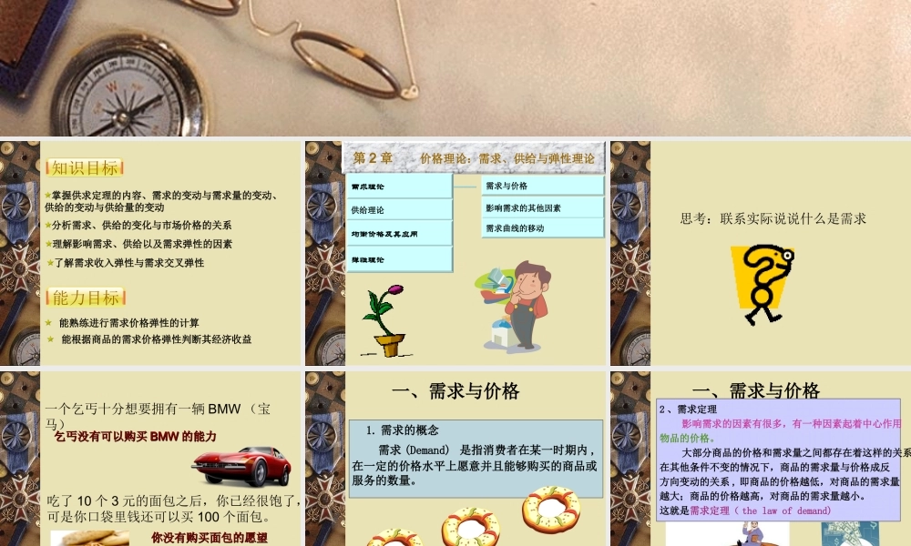 第2章 价格理论：需求、供给与弹性理论.ppt