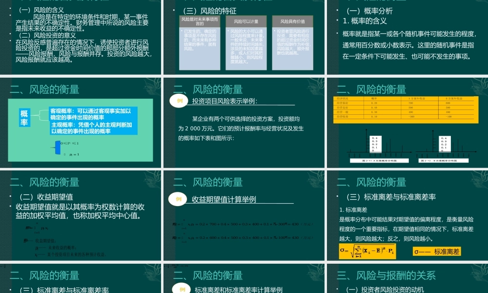 第2章2-3投资风险价值.pptx
