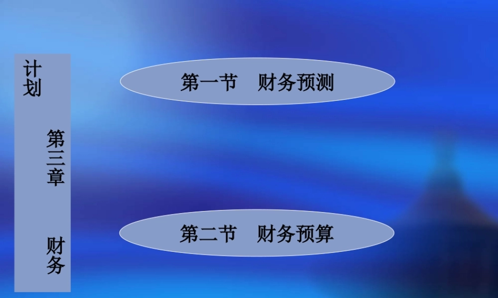 第3章 财务计划.ppt