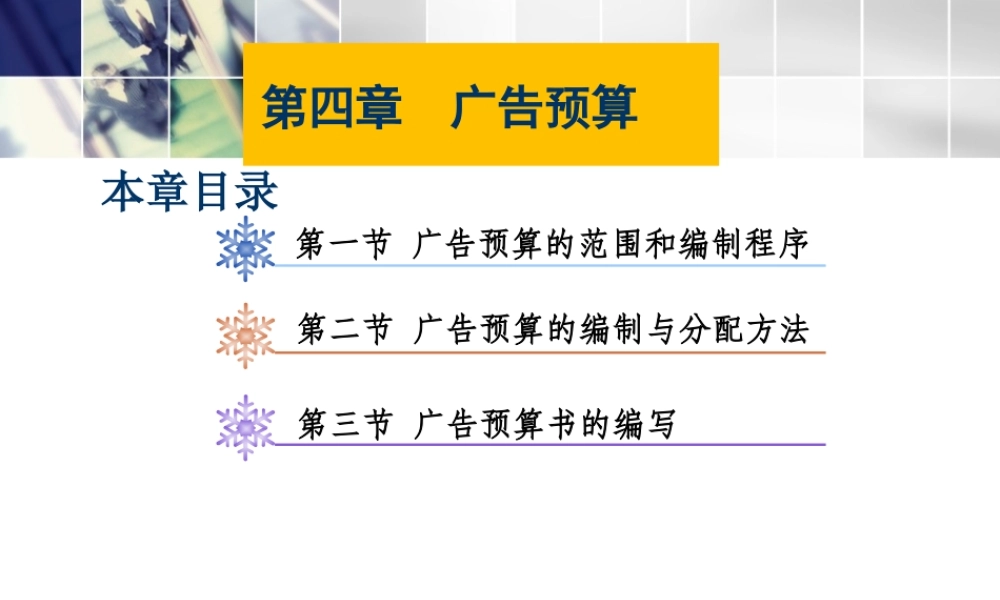 第4章广告预算.ppt