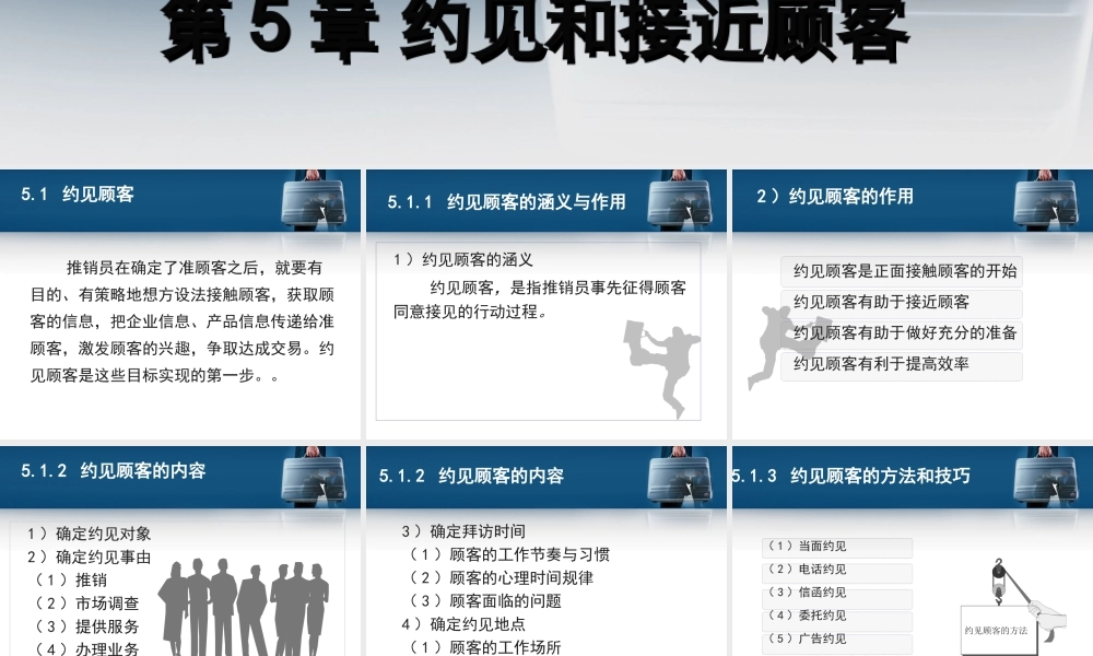 第5章 约见和接近顾客.ppt