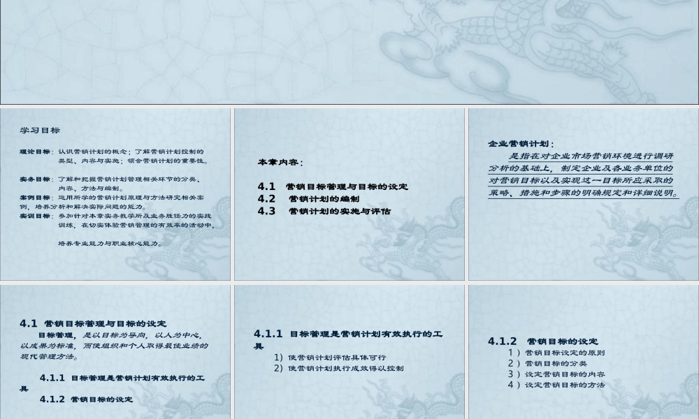 第4章营销计划管理.ppt