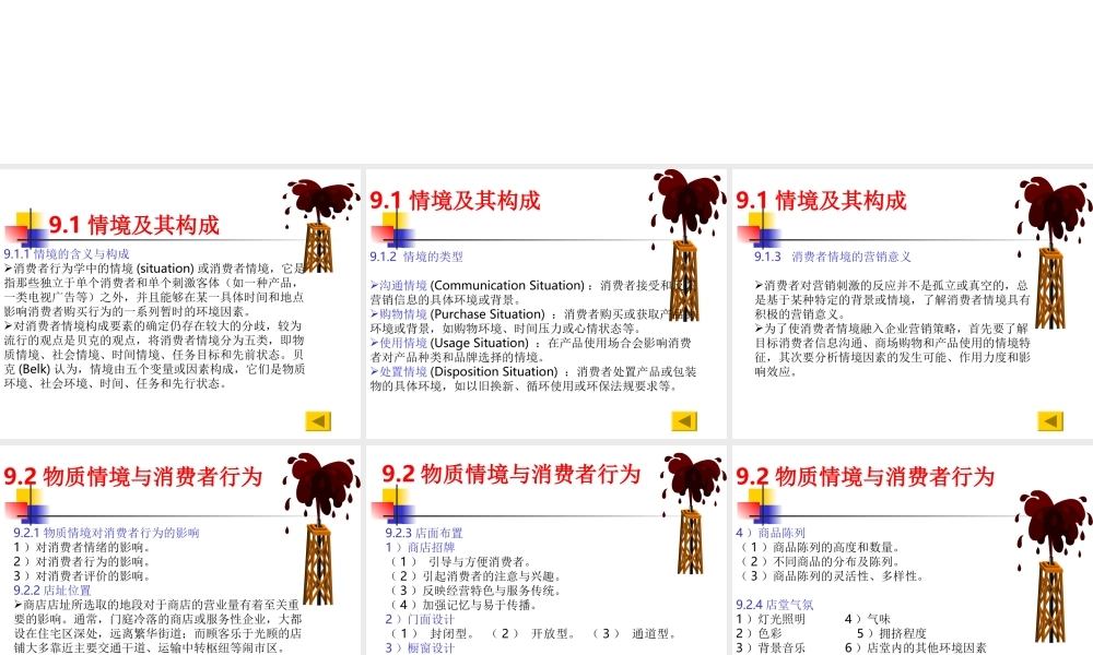 第9章 情境与消费者行为 .ppt