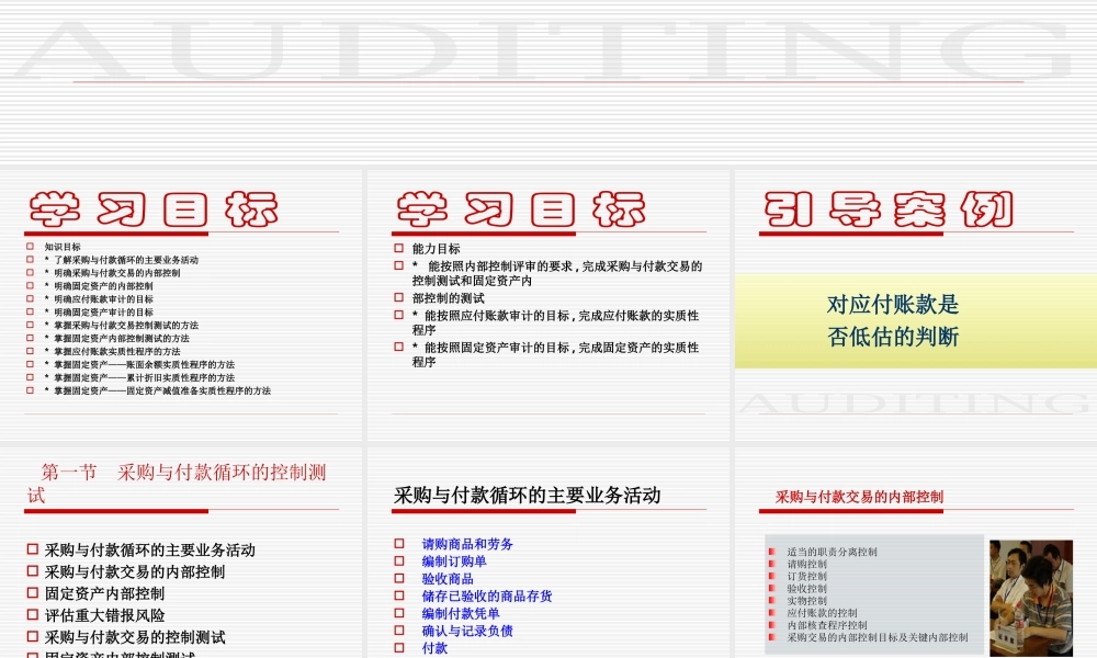 第10章采购与付款循环审计.ppt