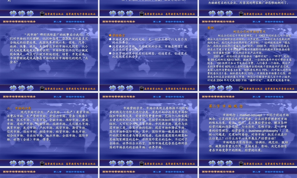 第二章 市场和市场观念.ppt