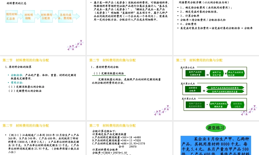 第二章 成本核算的品种法 第一、二节.ppt