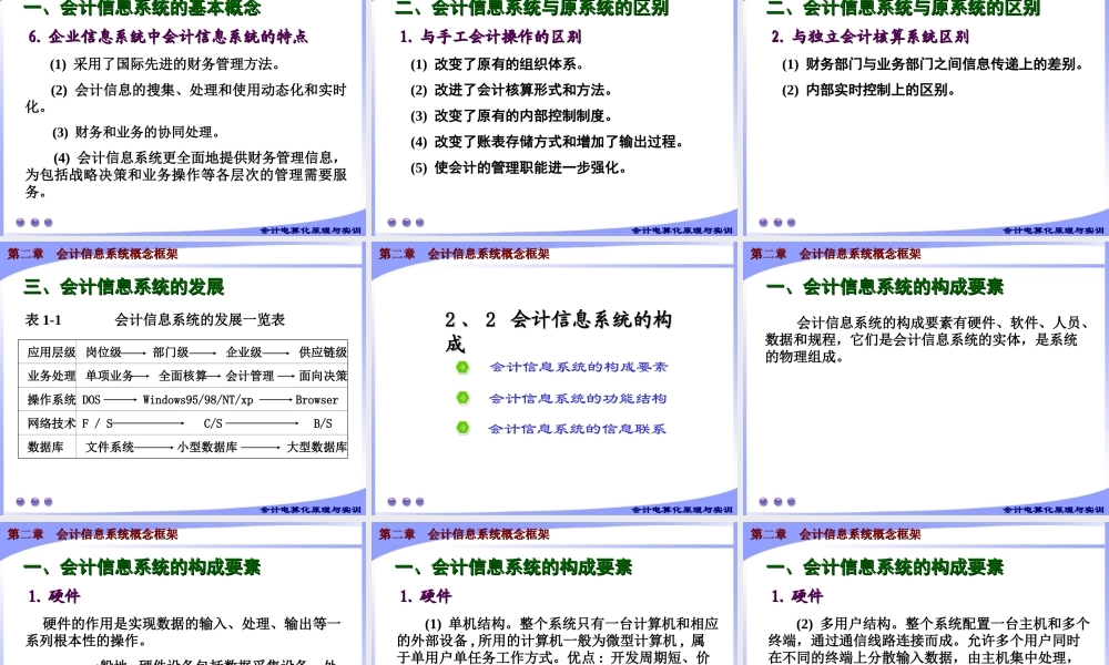 第二章 会计信息系统概念框架.ppt